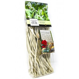 Pasta - Tagliolini all’aglio orsino e ortica con fiori eduli e funghi