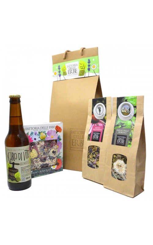 CONFEZIONE REGALO DEGUSTAZIONE  - Riso, Infusi, Succo