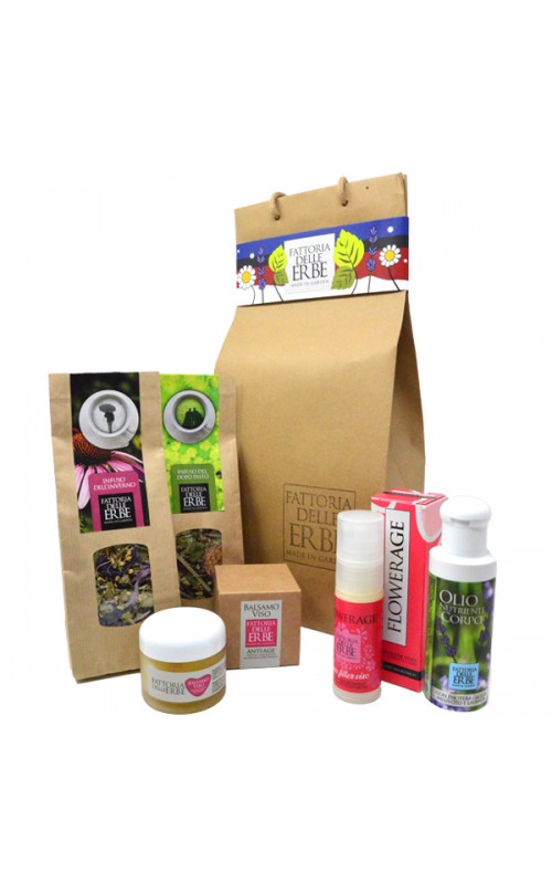 CONFEZIONE REGALO BELLEZZA NATURALE - Crème viso e corpo, infusi