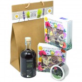 CONFEZIONE REGALO DEGUSTAZIONE -  Fiori eduli, Risotti, amaro